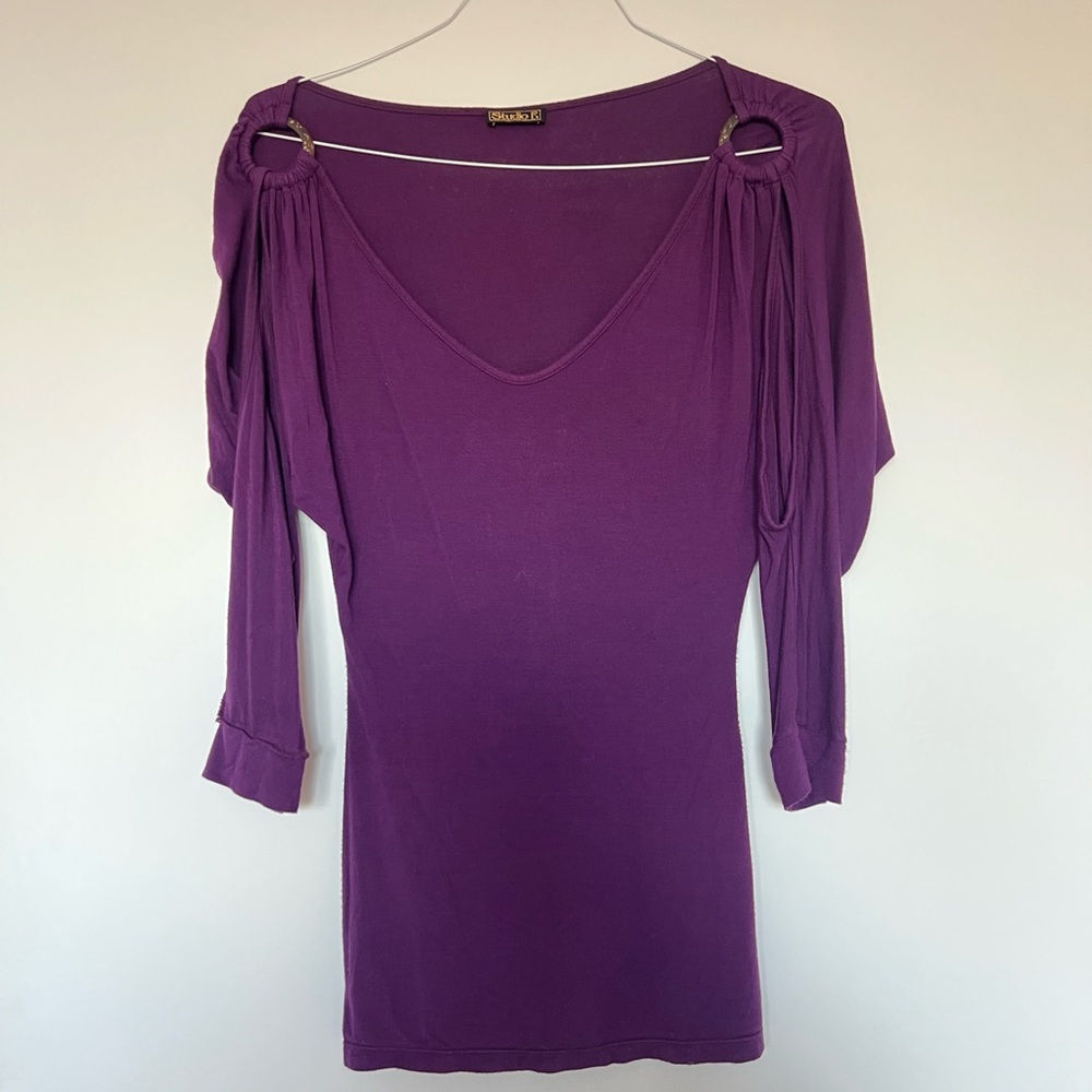 Elegant Purple Women's Top